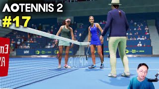 Osaka vs Pliskova  AO TENNIS 2 Simulation Gameplay 17 wCommentary [upl. by Annahpos]