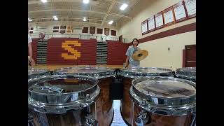 2022 Irondale Winter Drumline Tenor Cam [upl. by Nader]