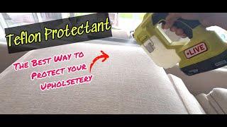 Upholstery Cleaning Teflon protection [upl. by Krute668]