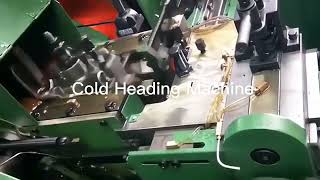 cold heading machine screw making machine manufacturer [upl. by Esserac]