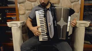 3065  Black Covella Piano Accordion LMMH 41 120 1199 [upl. by Harihs]