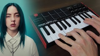 Billie Eilish  Bad Guy  AKAI MPK MINI MK3 COVER [upl. by Jennette]