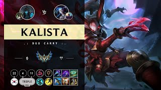 Kalista ADC vs Jinx  KR Challenger Patch 1410 [upl. by Halihs]