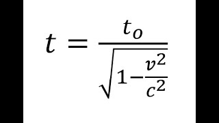 Time Dilation formula derivation Special Relativity [upl. by Stanislaw]