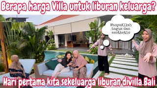 BERAPA HARGA VILLA YANG MBK DIAN SEWA PERMALAM⁉️ HARI PERTAMA KITA LIBRAN DIVILLA [upl. by Naiviv982]