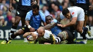 England v Fiji QBE Autumn Rugby Internationals Highlights 101112 [upl. by Lu]