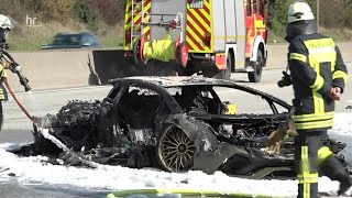 Polizei fasst dritten A66Raser  hessenschau [upl. by Yauqram]