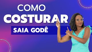 Como Costurar Saia Godê [upl. by Erdnaxela]