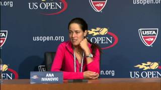 2012 US Open Press Conferences Ana Ivanovic Quarterfinal [upl. by Kelly]