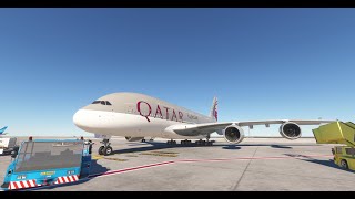 Flybywire A380 Doha  Tashkent msfs2020 xplane12 xplane11 [upl. by Mahsih]