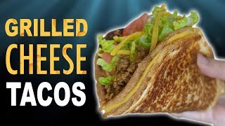 DIY GRILLED CHEESE TACOS [upl. by Quartis]