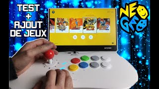 NEOGEO STICK ARCADE PRO TEST  AJOUT DE JEUX [upl. by Jennine]