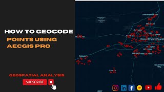 HOW TO GEOCODE POINTS USING AECGIS PRO [upl. by Cristen]