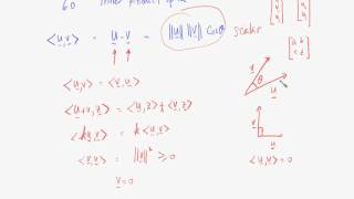 2554 Math 3 lecture 7 Ch 6 review inner product space and orthogonal basisavi [upl. by Alysa]