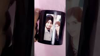 Black patch mug customised mug print on demand free shipping all over india print mugpress [upl. by Downall]