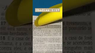 Leitura da Bíblia Obadias 117 deus amor jesus religion viral motivation gamer shorts fé [upl. by Nevins]