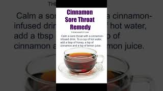 Health  Cinnamon Tea Effective Throat Remedy [upl. by Berget]