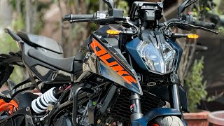 2024 KTM Duke 250 New Colour Detailed Review  On Road Price amp Exhaust Note🔥 [upl. by Annahahs]