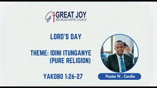 IDINI ITUNGANYEquotPure religionquot Yakobo 12627 by Pastor N Cardin [upl. by Doane]