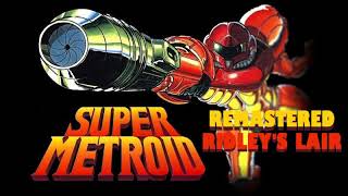 REMASTER Super Metroid Ridleys Lair Lower Norfair [upl. by Lodnar]