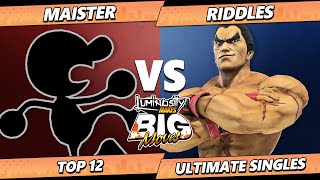 LMBM 2024  Maister Game amp Watch Vs Riddles Kazuya Smash Ultimate  SSBU [upl. by Ahsinauq]