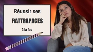 Réussir ses RATTRAPAGES à la fac résultats concours [upl. by Hen]