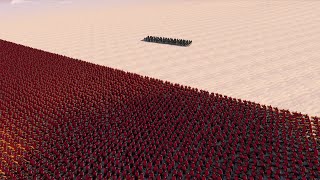 100 MODERN SOLDIERS vs 20000 SPARTANS  Ultimate Epic Battle Simulator [upl. by Colfin]