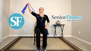 Senior Fitness  Seated Resistance Band Workout For Beginners [upl. by Reichert]