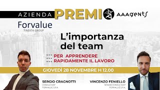 LIMPORTANZA DEL TEAM PER APPRENDERE RAPIDAMENTE UN NUOVO LAVORO [upl. by Adabel]