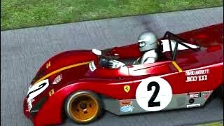 Assetto Corsa Ferrari 312P 1972 M Andretti  J Ickx at Monza hotlap [upl. by Uht]