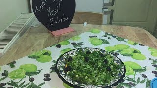 BALIĞIN YANINA YEŞİL SALATA [upl. by Ottilie]