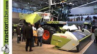 Agritechnica 2013 Claas präsentiert die neuen Feldhäcksler der Jaguar Baureihen 800 und 900 [upl. by Anyrtak444]