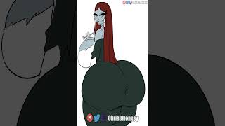 Sally Nightmare Before Christmas NSFW Speed Art Timelapse [upl. by Ueik]