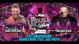 Highlights AEW Double or Nothing 2024  Adam Copelandc VS Malakai Black [upl. by Weixel740]