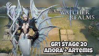 Anora Gr1 Stage 20 Artemis Anti healing No POD Watcher of Realms [upl. by Verne25]