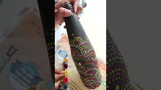 Creative Home Decor Idea Watercolor amp Glass Bottle Art diy diycrafts shorts easydrawing learn [upl. by Atterbury]