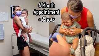 4 Month Checkup  Shots 🥲 [upl. by Naomi]