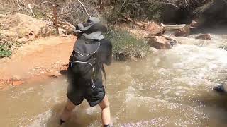 KANARRA FALLS FULL HIKE EXPERIENCE  KANARRAVILLE UTAH  APRIL 22 2023 GOPRO 360max [upl. by Haney219]