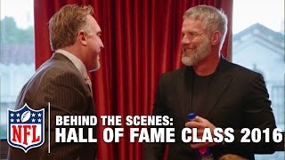 Behind The Scenes The NFL Hall of Fame Class of 2016  NFL [upl. by Hcirteid]