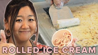 I Learned How To Roll Ice Cream Like A Pro • Tasty [upl. by Gardol]