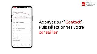 Appli mobile  Comment prendre RDV dans lagenda de mon conseiller [upl. by Haelahk427]