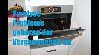 Dreckiger Bosch HBG 676 ES 1 Pyrolyse Backofen Putz Lösung [upl. by Tormoria]