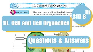 10 chapter cell and cell organelles class 8 science  question answer std 8th Maharashtra board [upl. by Siri321]