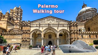 MSC Grandiosa Mediterranean Cruise  Palermo Walking Tour [upl. by Mcintosh98]