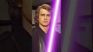 Why Doesnt Anakin Have A Purple Lightsaber😱 [upl. by Nehtanoj]