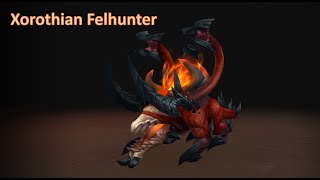 WoW Patch 1015  Xorothian Red Felhunter Transmog Unlock [upl. by Cathi420]