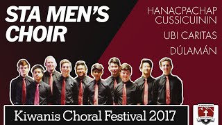 STA Mens Choir 20162017  Kiwanis Choral Festival [upl. by Cargian]