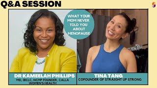 Everything Your Mom Never Told You About Menopause QampA with Dr Kameelah Phillips [upl. by Abey88]