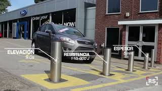 Bolardos Automáticos  Control de Acceso Vehicular  EASY 700 INOX  OampO  RSeguridad [upl. by Madson]