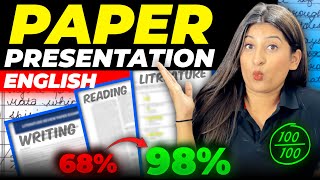 Paper presentation Techniques I use to score 100 in ENGLISH board Exam🔥 Not so common TIPS😎 [upl. by Tomi]